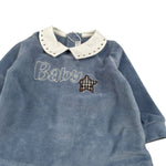 Barcellino Completo 2Pz Maglia-Ghettina Azzurro per Neonato 125202 AZZURRO BARCELLINO 