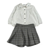 Barcellino Completo 2 Pezzi Camicia-Short Bianco per Neonata 125214 BIANCO BARCELLINO 