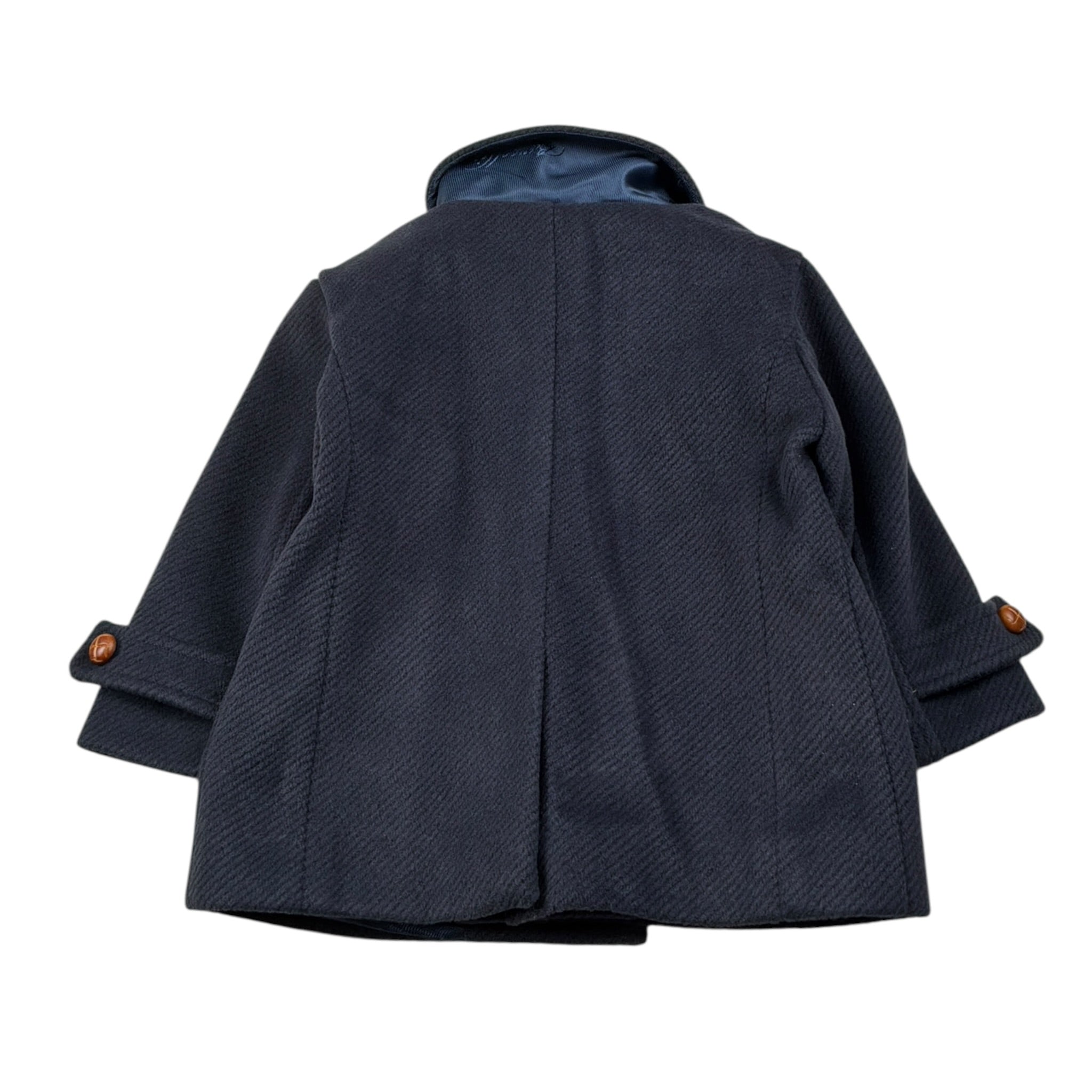 Barcellino Cappotto tinta unita Doppiopetto Blu per Neonato 125222 BLU BARCELLINO 