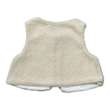 Barcellino Gilet Modello Teddy tinta unita Panna per Bambina 125319J PANNA BARCELLINO 