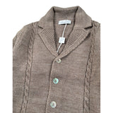 Barcellino Cardigan tinta unita con Bottoni Fango per Neonato 125518 FANGO BARCELLINO 