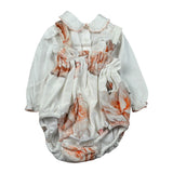 Barcellino Completo 2 Pezzi Camicia-Pagliaccetto Bianco per Neonata 125812SP BIANCO BARCELLINO 