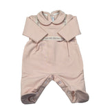 Barcellino Tutina Manica Lunga tinta unita Rosa per Neonata 125819 ROSA BARCELLINO 