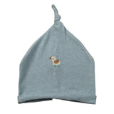 Barcellino Cappello tinta unita con Stampa Azzurro per Neonato 125905 AZZURRO BARCELLINO 