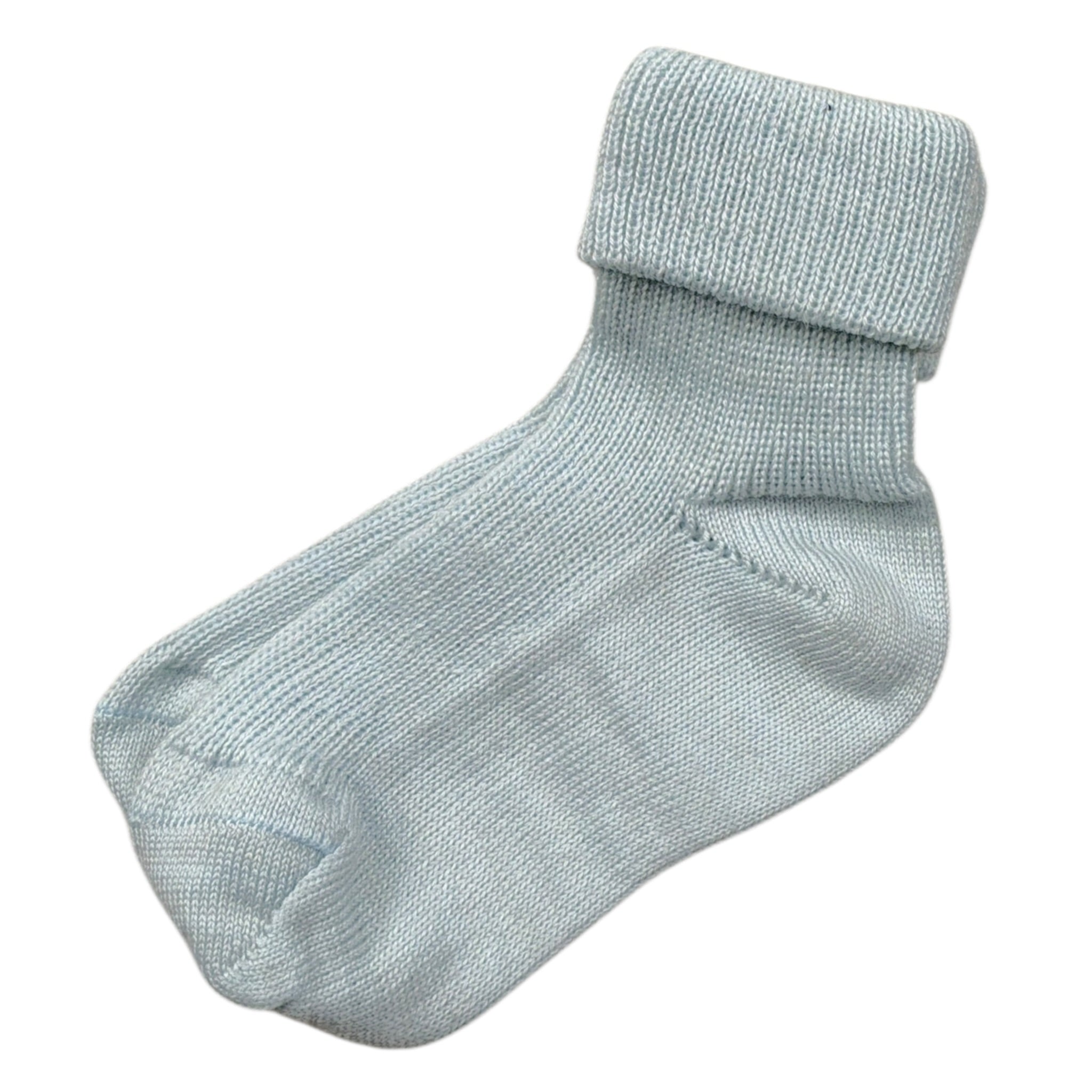 Barcellino Calzini tinta unita Azzurro per Neonato 1259PE AZZURRO BARCELLINO 