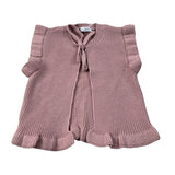 Barcellino Gilet tinta unita Rosa per Neonata 126012 ROSA BARCELLINO 