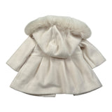 Barcellino Cappotto tinta unita con Cappuccio Panna per Neonata 126417XX PANNA BARCELLINO 