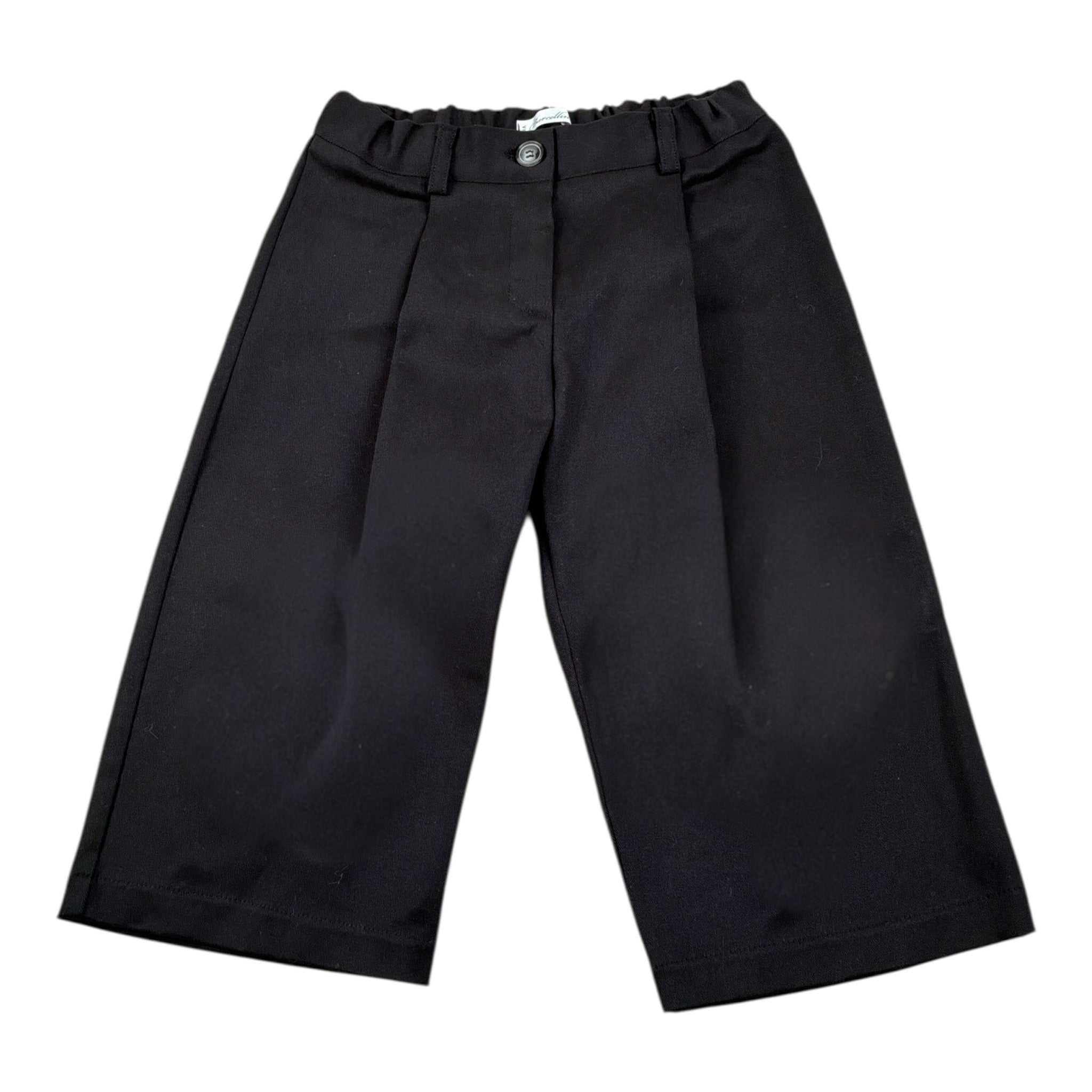 Barcellino Completo 2Pz Camicia-Pantalone Bicolore Bianco/Nero per Bambina 126503 BIANCO/NERO BARCELLINO 