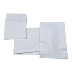 Barcellino Set Lenzuola 3Pz tinta unita con Stampa Bianco per Neonato 4774 BIANCO BARCELLINO 