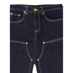 Barrow Kids Jeans tinta unita con Cuciture In Contrasto Blu per Bambino F5BKJGDP206 BLU BARROW KIDS 
