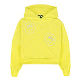 Barrow Kids Felpa tinta unita con Brillantini Giallo per Bambina F5BKJGHS179 GIALLO BARROW KIDS 