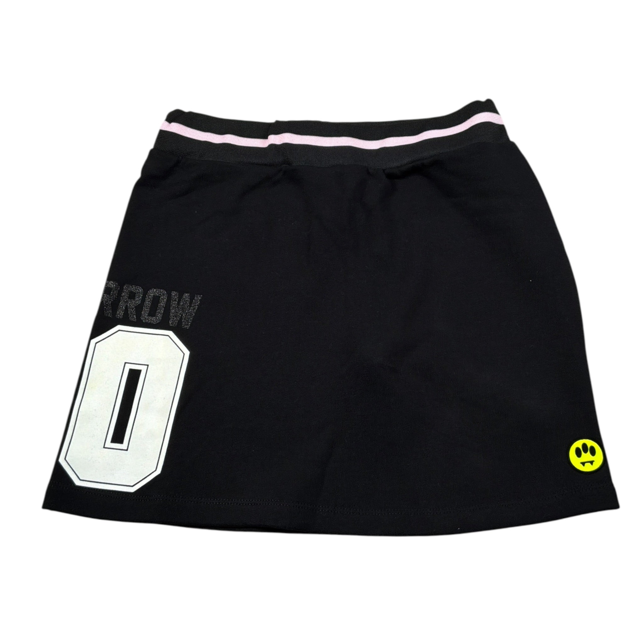 Barrow Kids Gonna tinta unita con Stampa Nero per Bambina F5BKJGSK196 NERO BARROW KIDS 