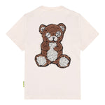 Barrow Kids T-Shirt Girocollo tinta unita con Stampe Crema per Bambino F5BKJGTH133 CREMA BARROW KIDS 
