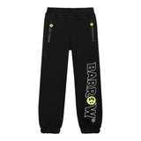 Barrow Kids Pantalone Modello Tuta tinta unita con Logo Nero per Bambino F5BKJUFP051X NERO BARROW KIDS 