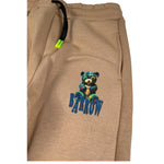 Barrow Kids Pantalone Modello Tuta tinta unita con Logo Beige per Bambino F5BKJUFP248 BEIGE BARROW KIDS 