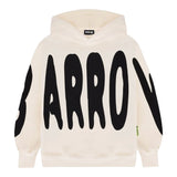 Barrow Kids Felpa Chiusa con Cappuccio tinta unita con Logo Beige per Bambino F5BKJUHS036 BEIGE BARROW KIDS 
