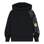 Barrow Kids Felpa tinta unita con Cappuccio E Stampa Nero per Bambino F5BKJUHS056 NERO BARROW KIDS 
