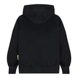 Barrow Kids Felpa tinta unita con Cappuccio E Stampa Nero per Bambino F5BKJUHS056 NERO BARROW KIDS 
