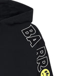 Barrow Kids Felpa tinta unita con Cappuccio E Stampa Nero per Bambino F5BKJUHS056 NERO BARROW KIDS 