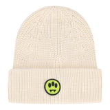 Barrow Kids Cappello tinta unita con Logo Panna per Bambina F5BKJUHT073X PANNA BARROW KIDS 