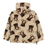 Barrow Kids Giubbino Pelliccia tinta unita con Orsi Crema per Bambino F5BKJUJK104 CREMA BARROW KIDS 