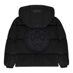 Barrow Kids Giubbino tinta unita con Zip E Cappuccio Nero per Bambina F5BKJUPF031X NERO BARROW KIDS 