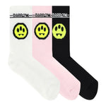 Barrow Kids Set 3 Paia Calzini Multicolor per Bambina F5BKJUS0126A MULTICOLOR BARROW KIDS 