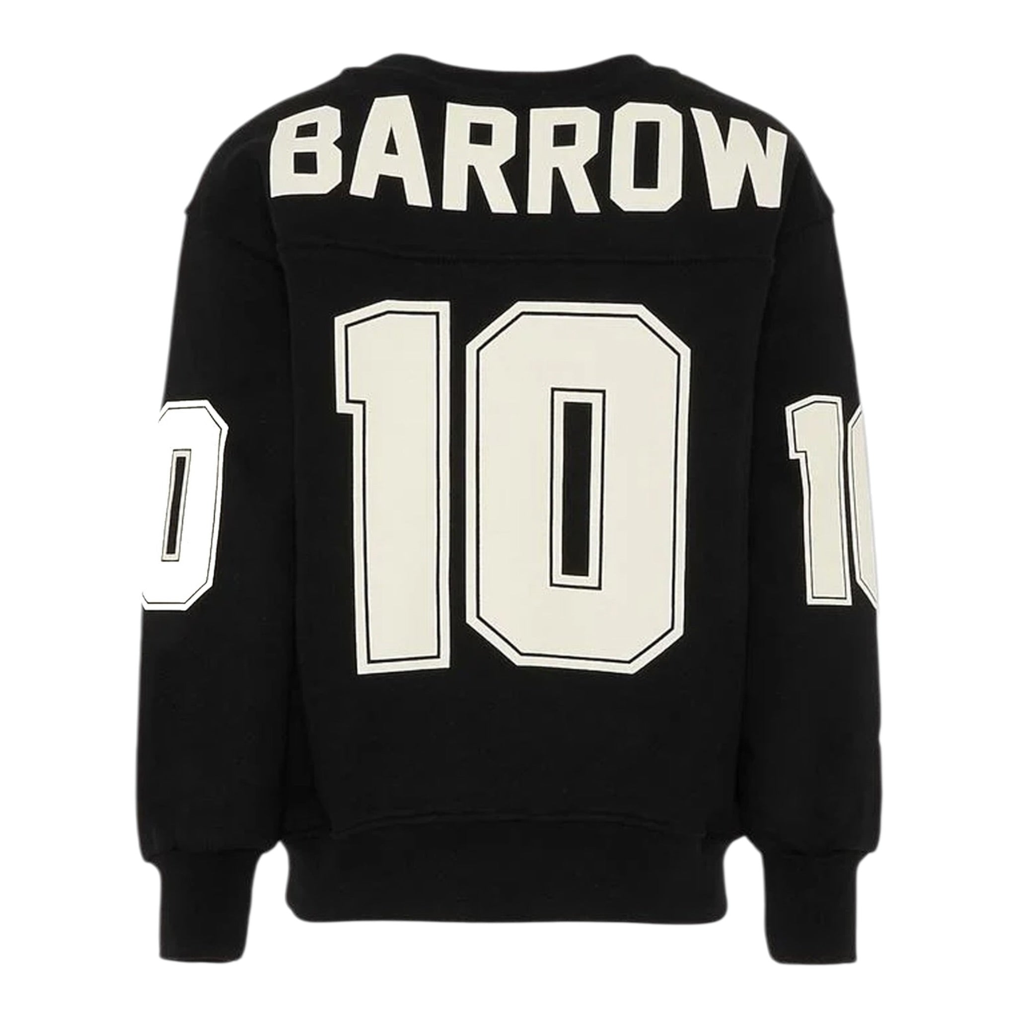 Barrow Kids Felpa Chiusa Girocollo Tint Unita Nero per Bambino F5BKJUSW066 NERO BARROW KIDS 