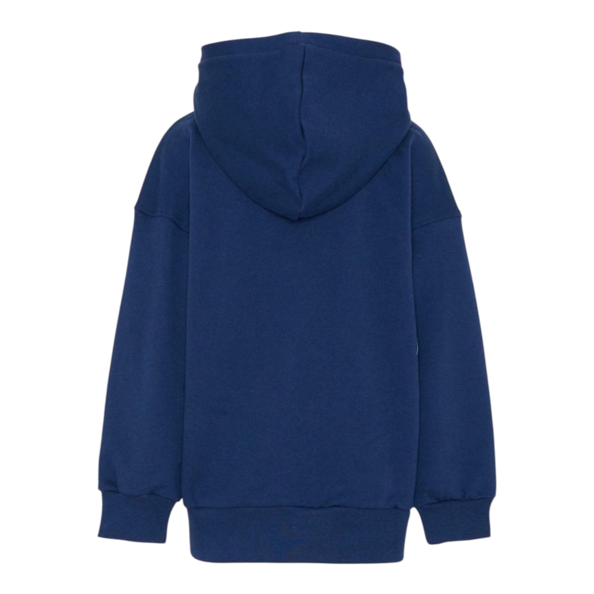Barrow Kids Felpa con Zip E Cappuccio tinta unita Blu per Bambino F5BKJUZ049 BLU BARROW KIDS 