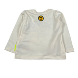 Barrow Kids Shirt tinta unita con Stampa Beige per Neonato F5BKUNTH217 BEIGE BARROW KIDS 