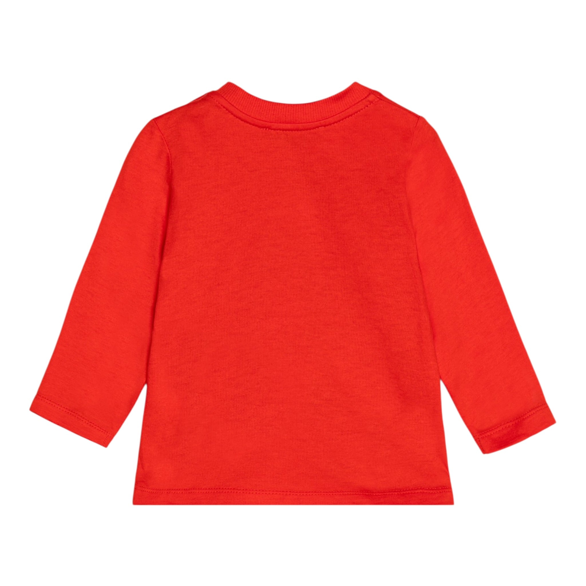 Moschino Shirt Girocollo tinta unita con Logo Rosso per Neonato MSO00RN ROSSO MOSCHINO 