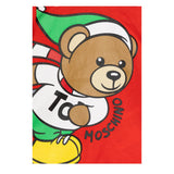 Moschino Shirt Girocollo tinta unita con Logo Rosso per Neonato MSO00RN ROSSO MOSCHINO 
