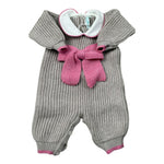 Bebe' Di Almy Tutina Manica Lunga con Fiocco Biege per Neonata T77L BEIGE BEBE' DI ALMY 