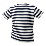 Berna T-Shirt tinta unita con Fantasia A Righe Bianco per Bambino K23065 BIANCO BERNA 