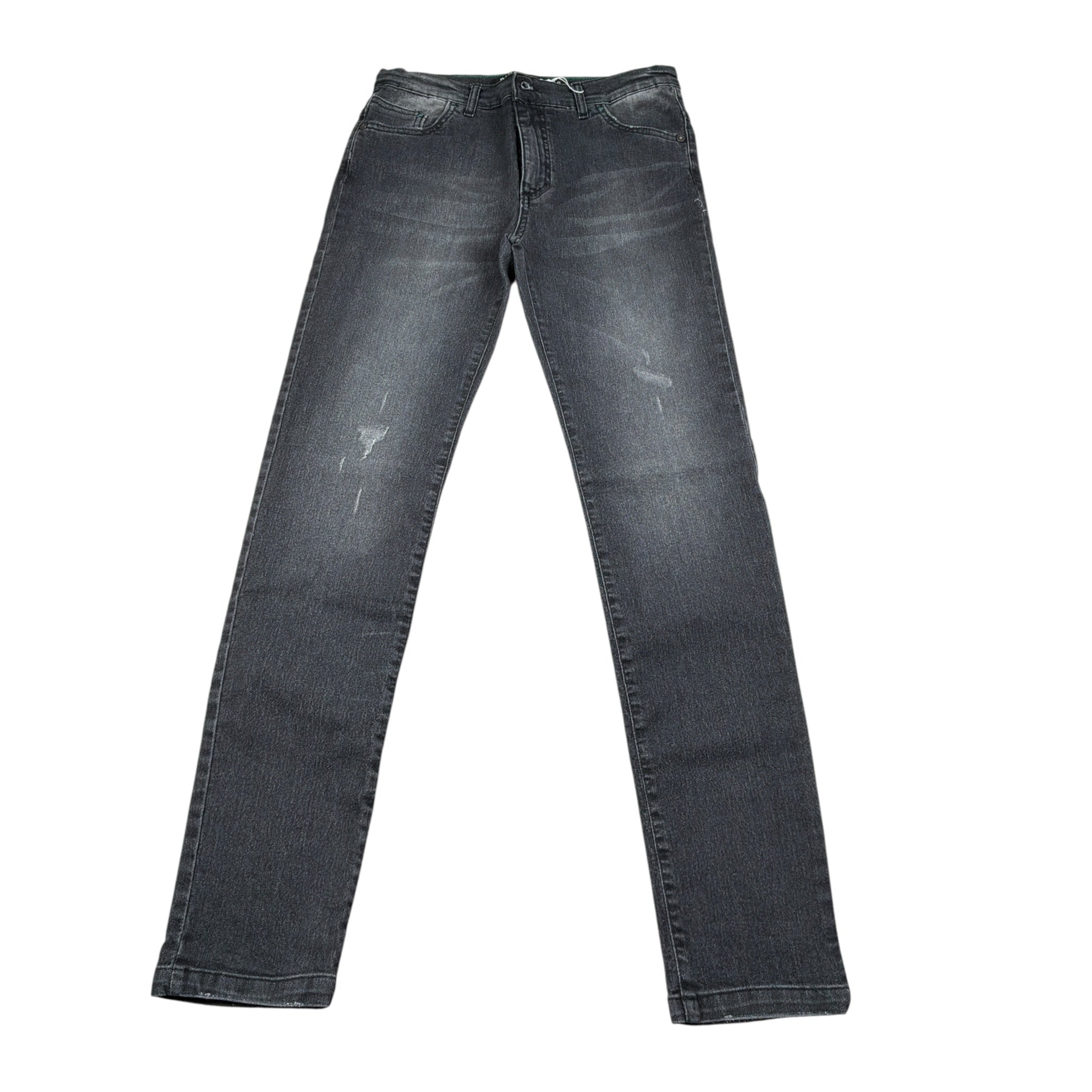 Bikkembergs Jeans tinta unita con Girovita Regolabile Nero per Bambino BK1170 NERO BiKKEMBERGS 