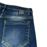 Bikkembergs Jeans tinta unita con Girovita Regolabile Blu per Bambino BK12311 BLU BiKKEMBERGS 