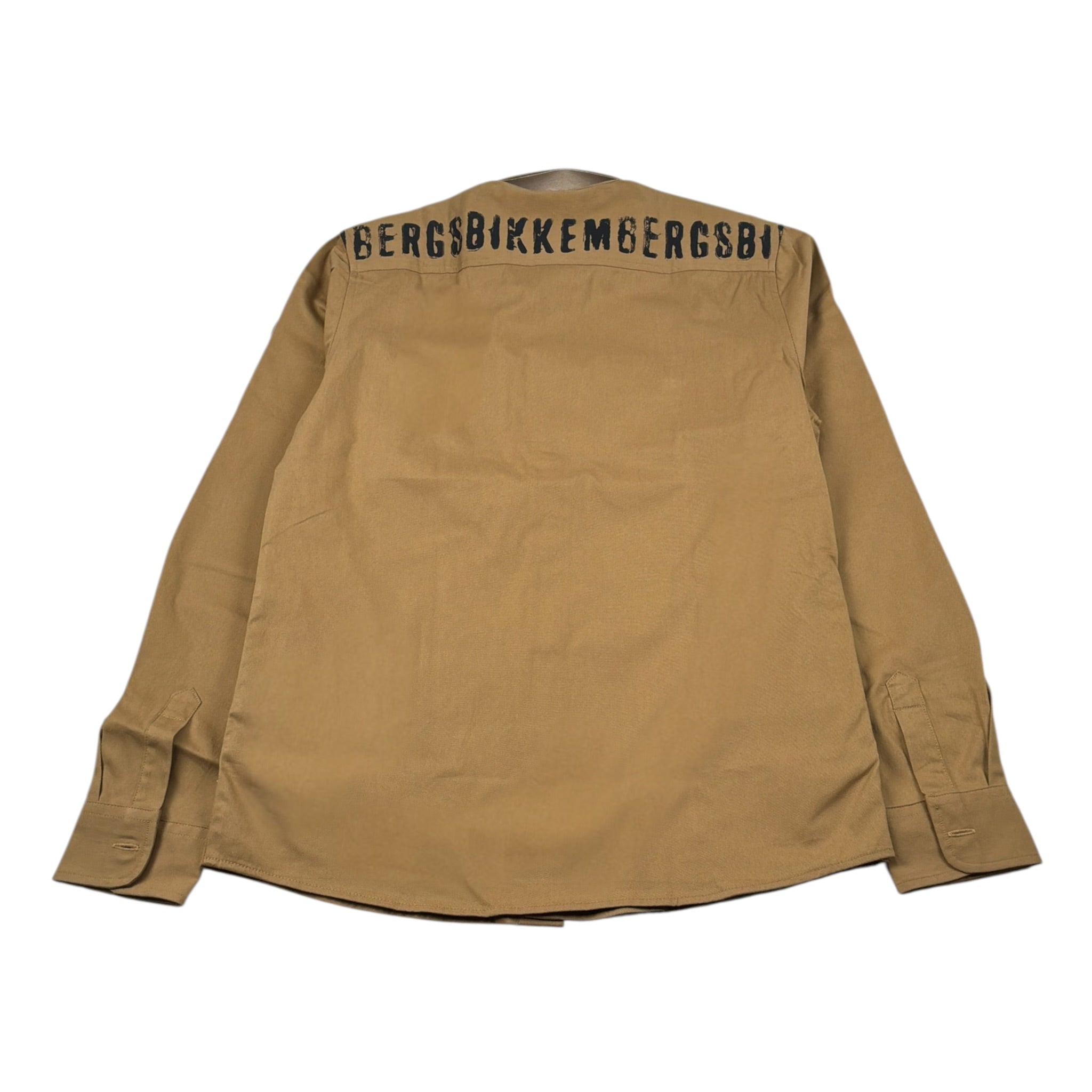 Bikkembergs Camicia Manica Lunga tinta unita Cammello per Bambino BK1886 CAMMELLO BiKKEMBERGS 
