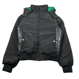 Bikkembergs Giubbino tinta unita con Zip E Cappuccio Nero per Bambino BK2605 NERO BiKKEMBERGS 