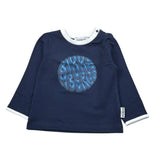Bikkembergs Shirt tinta unita con Stampa Blu per Neonato BK2931 BLU BiKKEMBERGS 
