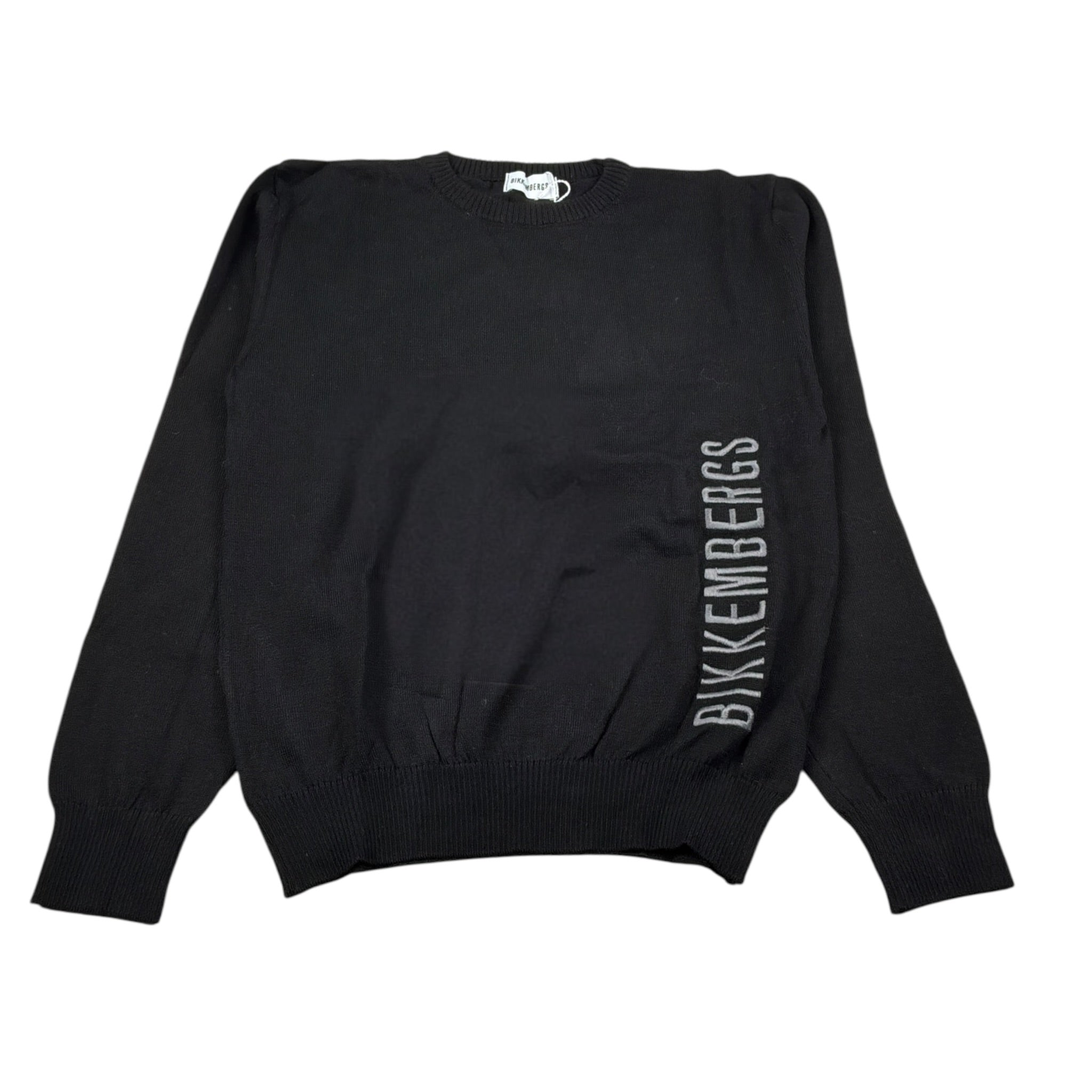 Bikkembergs Maglia Girocollo tinta unita Nero per Bambino BK3141 NERO BiKKEMBERGS 