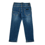 Bikkembergs Jeans tinta unita con Girovita Regolabile Blu per Bambino BK3486X BLU BiKKEMBERGS 