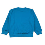 Bikkembergs Felpa Chiusa Girocollo tinta unita Petrolio per Bambino BK3492 PETROLIO BiKKEMBERGS 