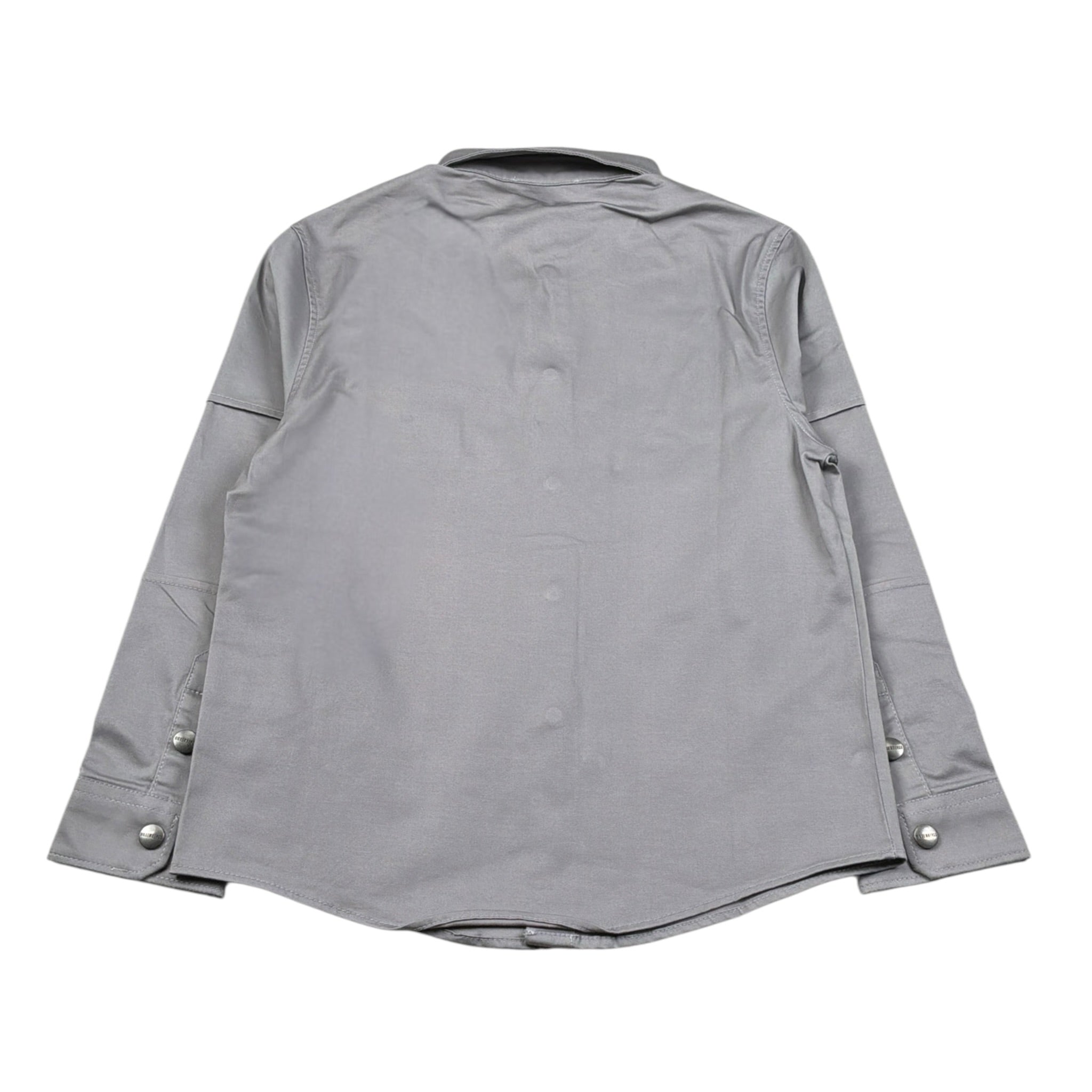Bikkembergs Camicia Manica Lunga tinta unita Grigio per Bambino BK3514 GRIGIO BiKKEMBERGS 