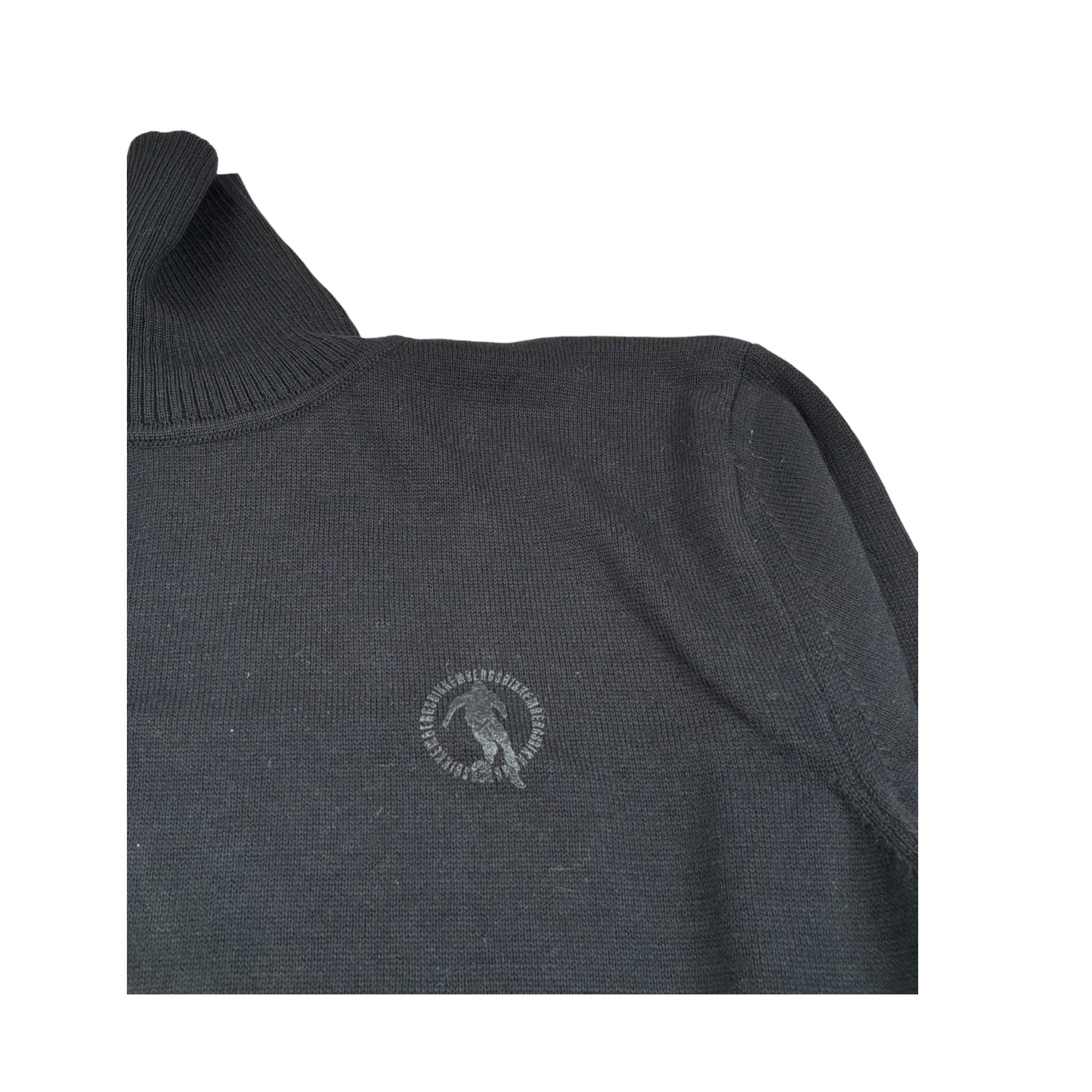 Bikkembergs Maglia Collo Alto tinta unita Nero per Bambino BK3748 NERO BiKKEMBERGS 