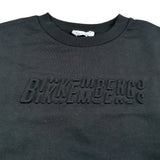 Bikkembergs Felpa Chiusa Girocollo tinta unita Nero per Bambino BK3750 NERO BiKKEMBERGS 