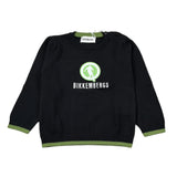 Bikkembergs Maglia tinta unita con Stampa Nero per Bambino BK3803J NERO BiKKEMBERGS 