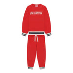 Bikkembergs Completo 2Pz Felpa-Pantalone Rosso per Bambino BK3831JX ROSSO BiKKEMBERGS 