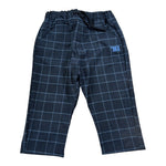 Bikkembergs Pantalone tinta unita con Fantasia A Quadrettini Blu per Neonato BK3861N BLU BiKKEMBERGS 