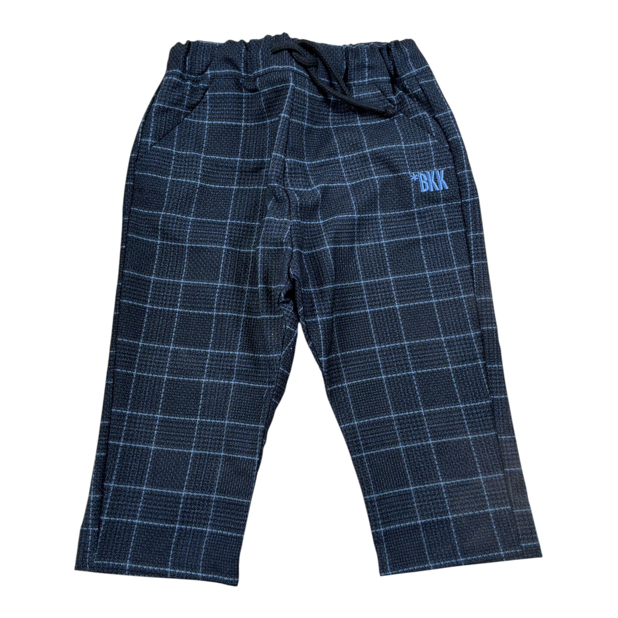 Bikkembergs Pantalone tinta unita con Fantasia A Quadrettini Blu per Neonato BK3861N BLU BiKKEMBERGS 
