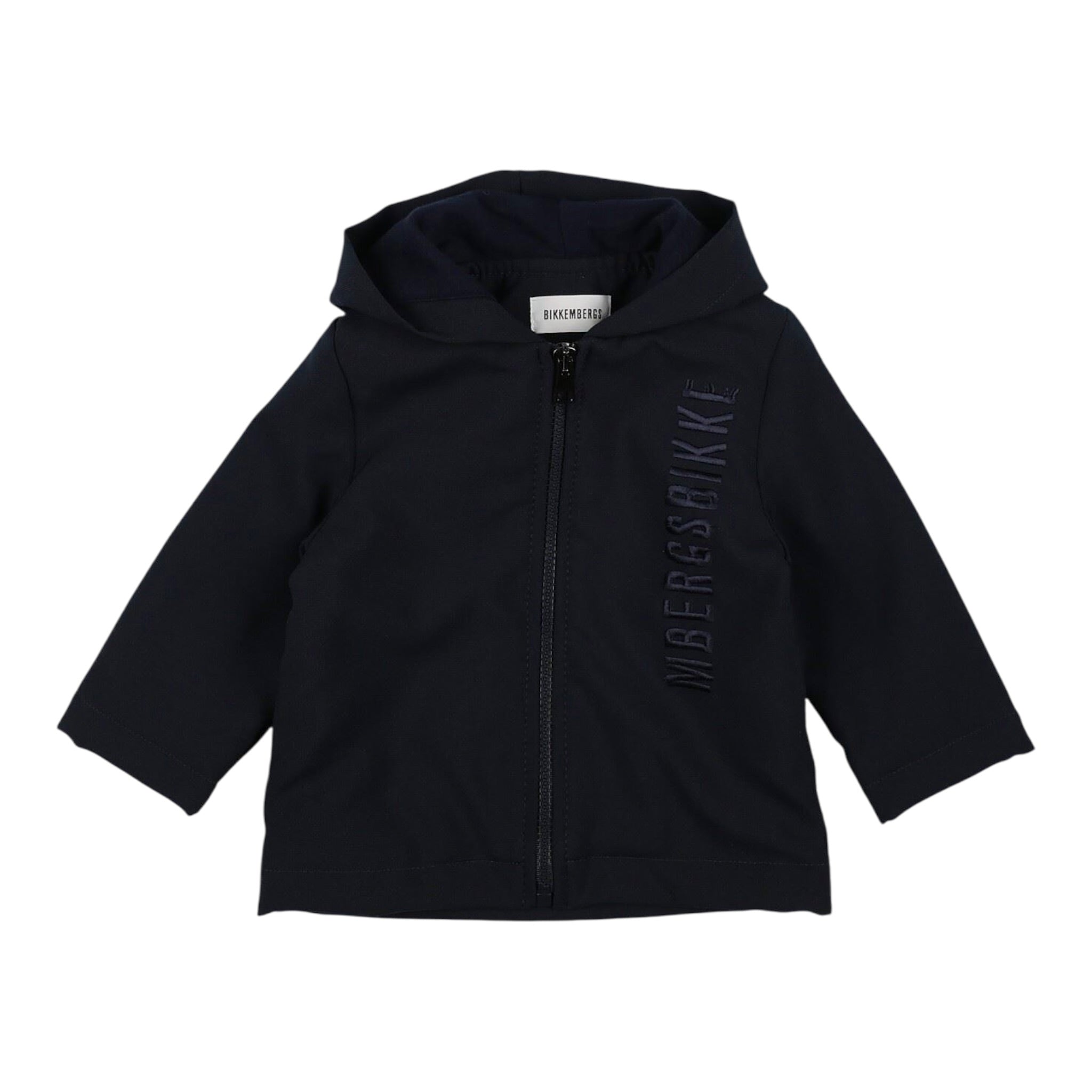 Bikkembergs Giubbino tinta unita con Cappuccio Blu per Neonato BK3863 BLU BiKKEMBERGS 